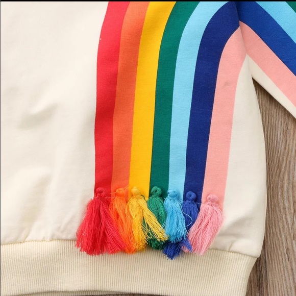 NEW🎉 Rainbow Boutique Sweatshirt Sunshine Shirt - Picture 3 of 3